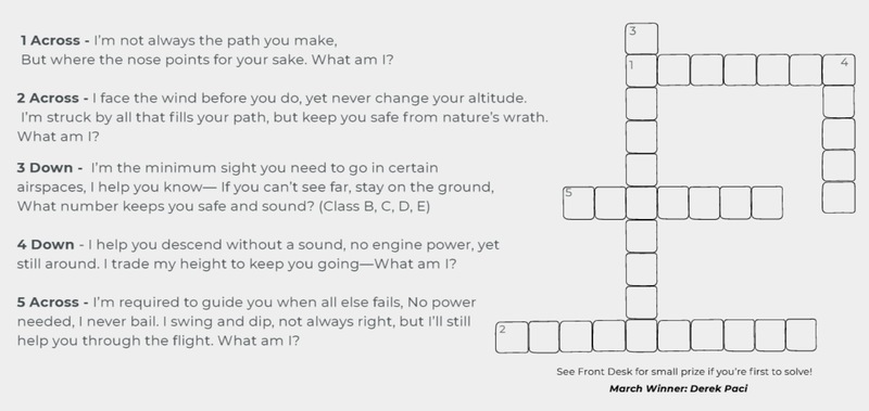 April Crossword Puzzle